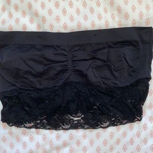 Black lace bandeau